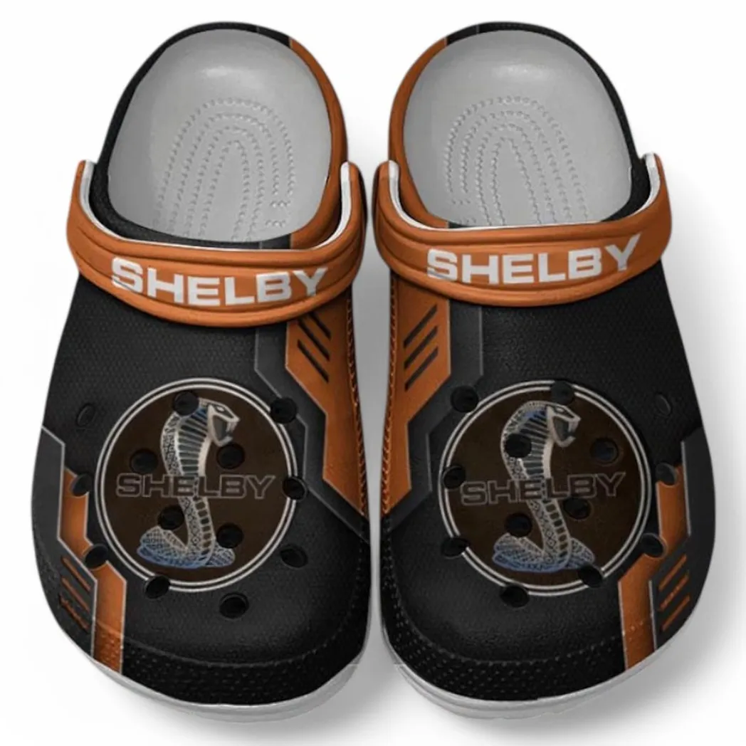 Shelby Crocs Shoes, Clogs Men Women, Gift For Shelby Fan CAR185031525244 - Orange