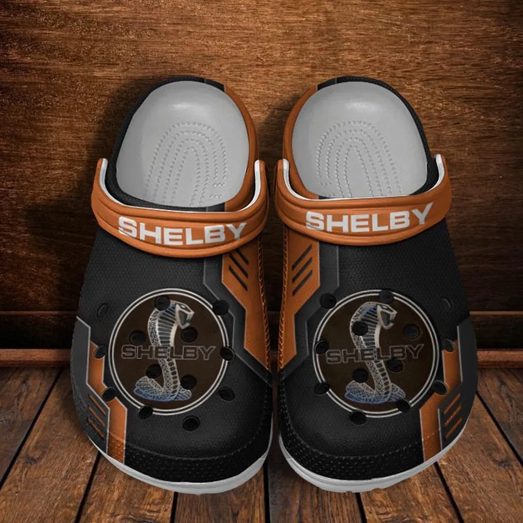 shelby crocs shoes clogs men women gift for shelby fan car185031525244 orange