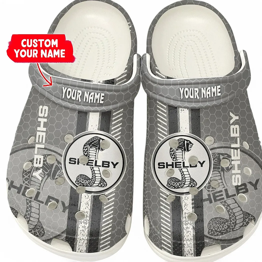 Shelby Crocs Shoes Gift For Shelby Lovers, Birthday Gift For Husband, Boyfriend CAR82022025592 - White