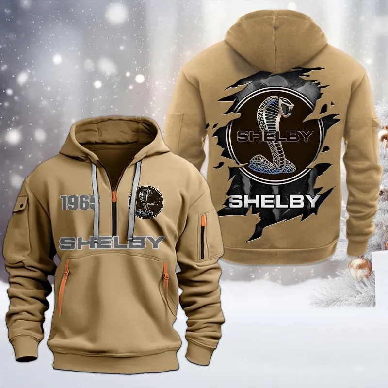 shelby half zip hoodie all over print half zip hoodies for men car198032735 khaki zkt6i