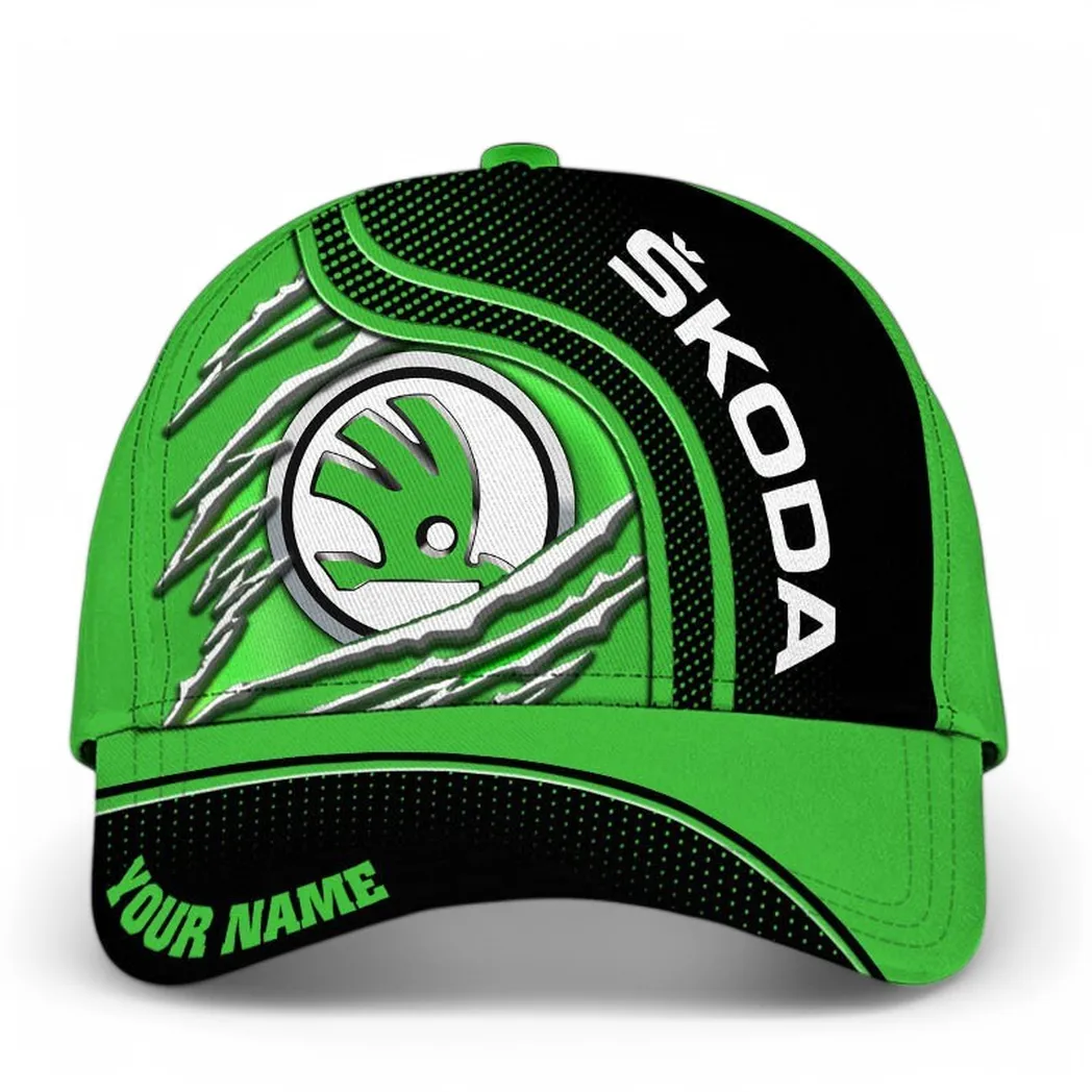 Skoda Auto Classic Cap, Gift For Skoda Auto Lovers, Gift For Him, Husband, Boyfriend CAR50021825086 - Black