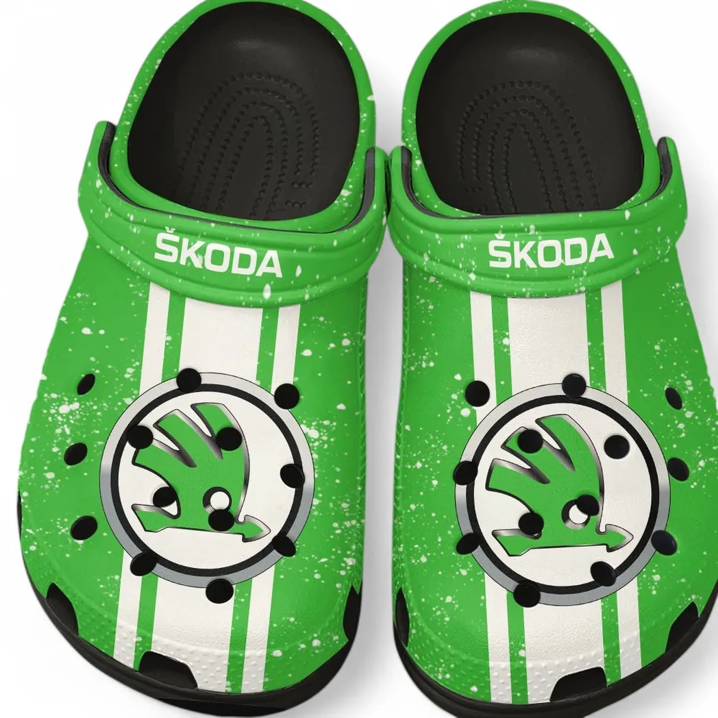 skoda auto crocs gift for skoda auto lovers gift for him husband boyfriend car62022025134 black 869mq