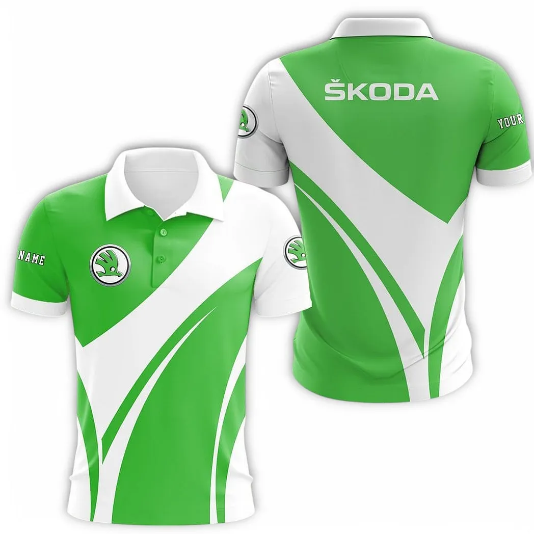 skoda auto custom polo shirt gift for men him husband boyfriend car73021525762 2 te4bi