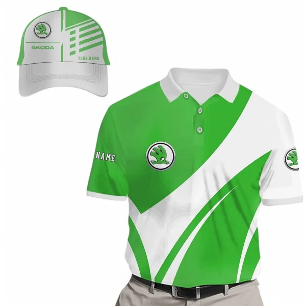 skoda auto custom polo shirt gift for men him husband boyfriend car73021525762 2