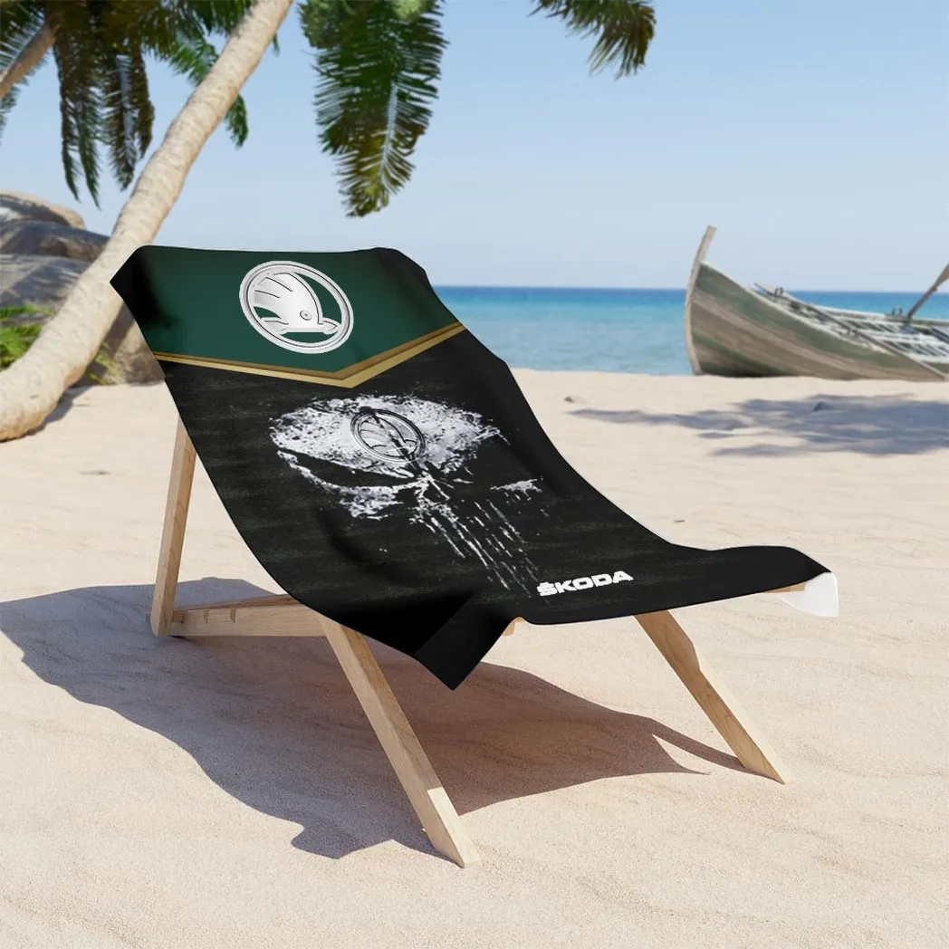 skoda beach towel gift for skoda lovers gift for him husband boyfriend car17302252561 1ankf