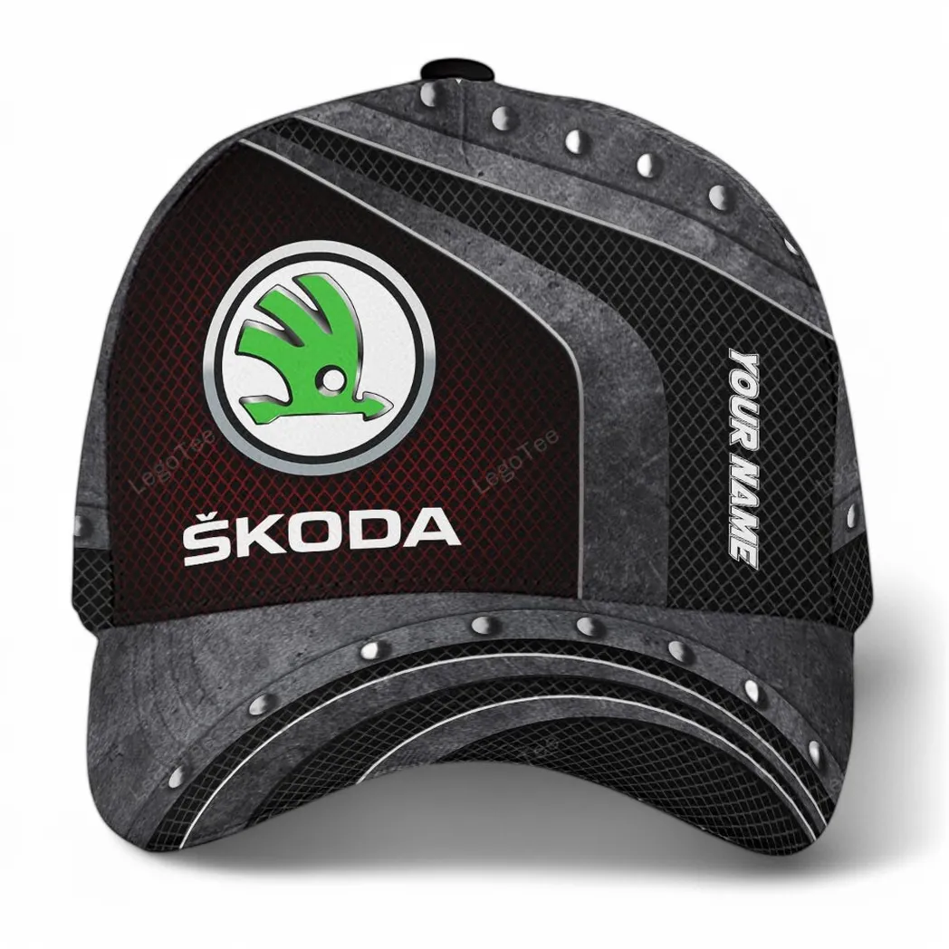 Skoda Classic Cap, Gift For Skoda Lovers, Gift For Him, Husband, Boyfriend CAR99031025089 - Red