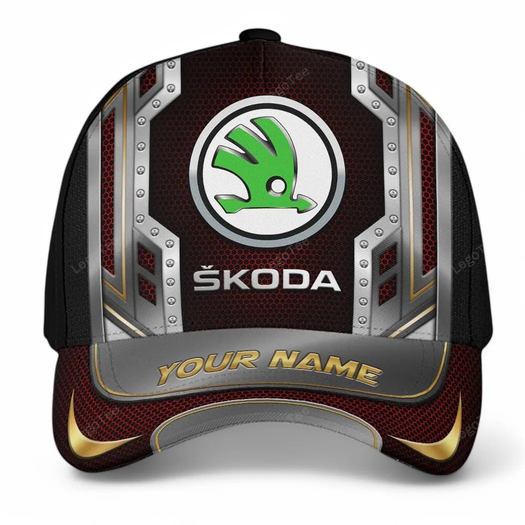 Skoda Classic Cap, Gift For Skoda Lovers, Gift For Him, Husband, Boyfriend CAR99031025109 - Red