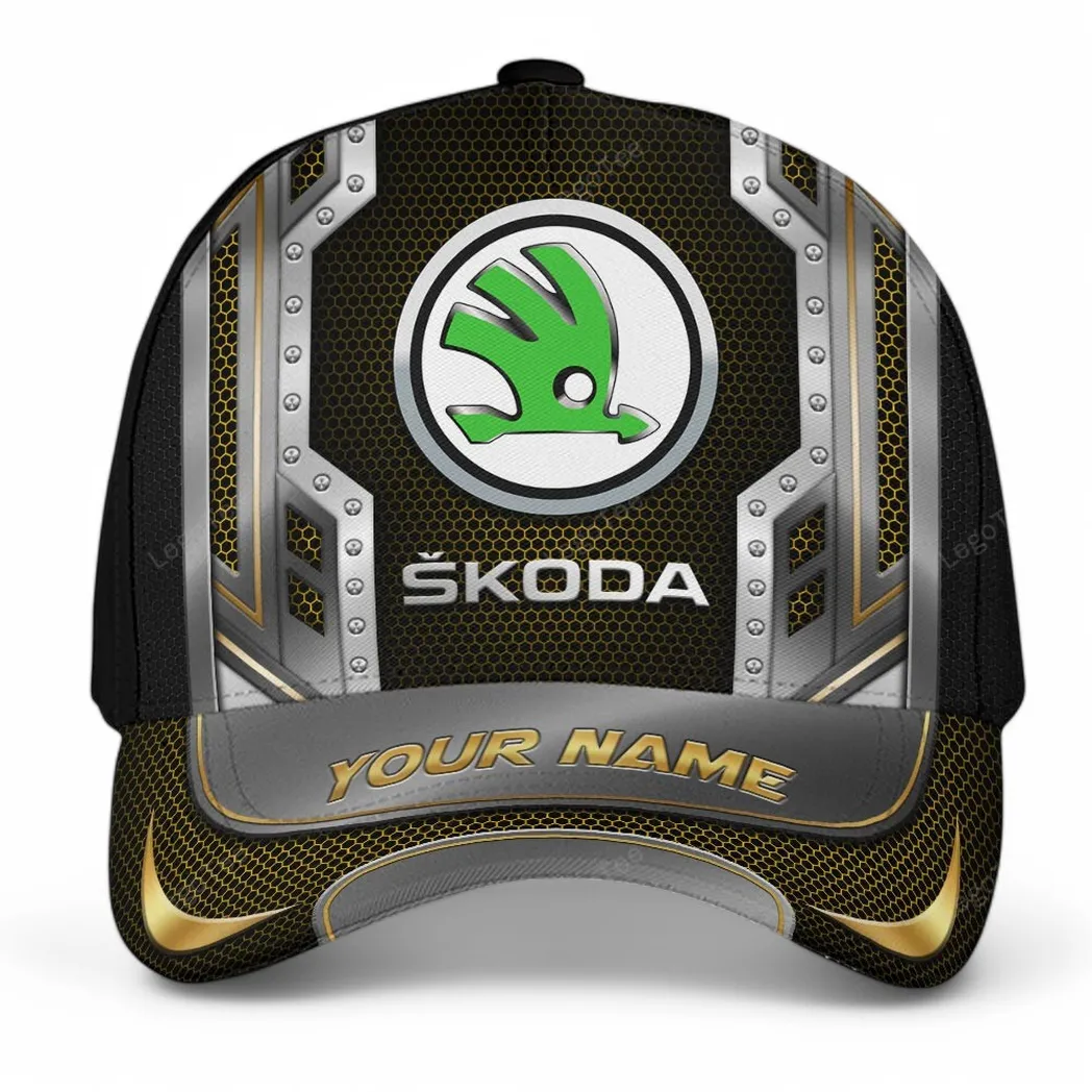 Skoda Classic Cap, Gift For Skoda Lovers, Gift For Him, Husband, Boyfriend CAR99031025109 - Yellow