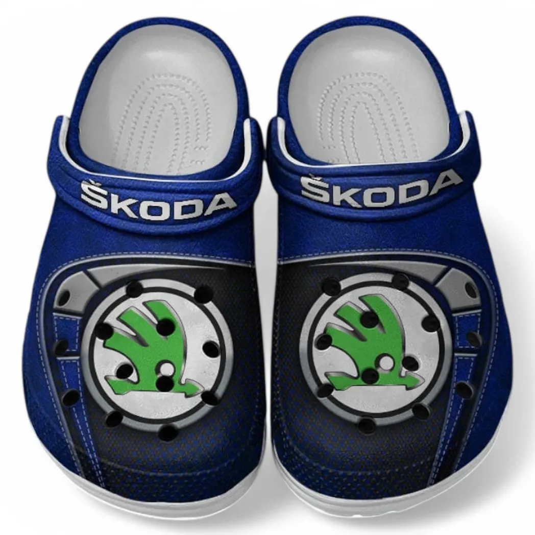 skoda crocs sandals for men women gift for skoda fan car177031425578 blue 9sior