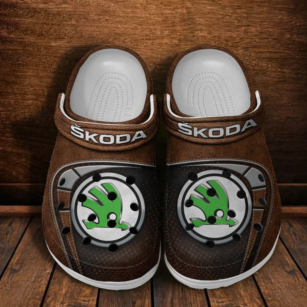 skoda crocs sandals for men women gift for skoda fan car177031425578 brown kwuyb