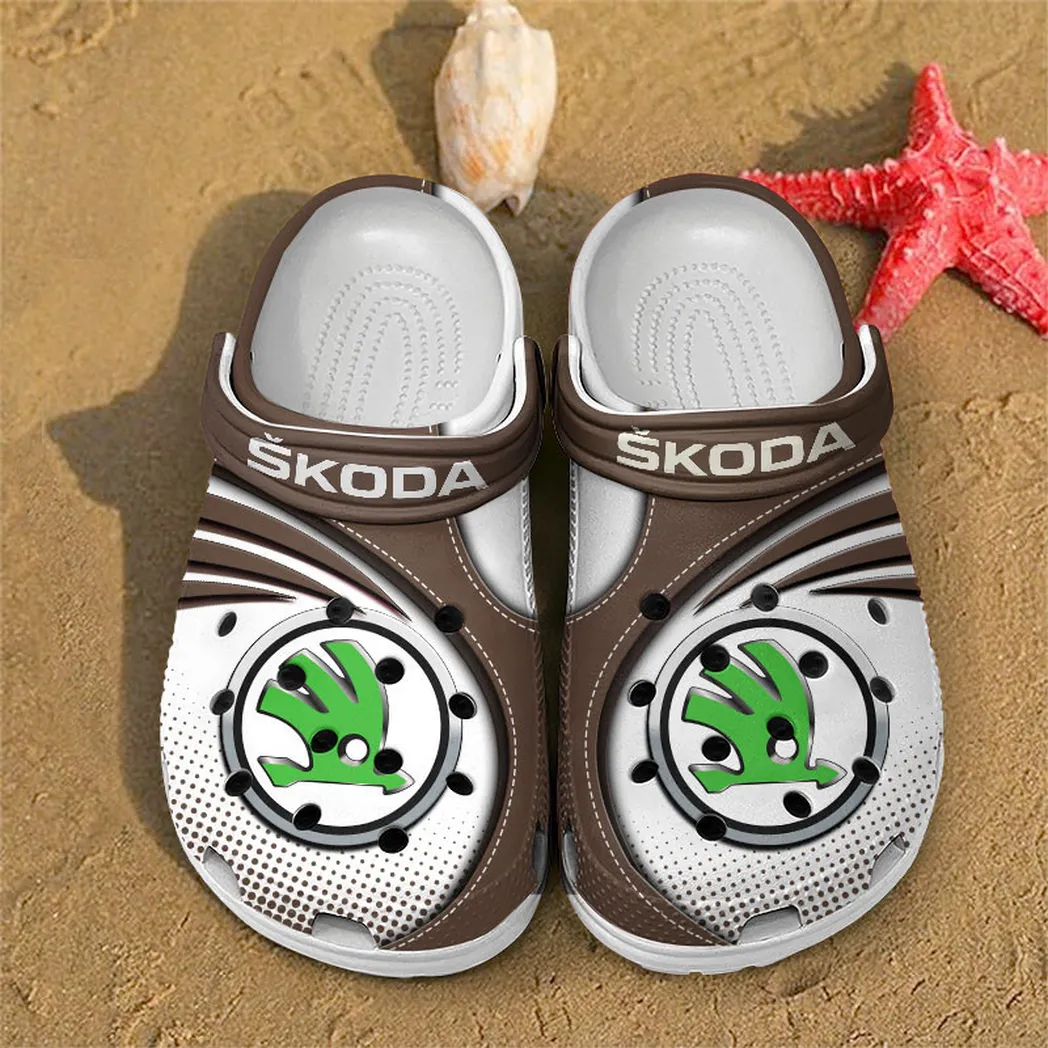skoda crocs sandals for men women gift for skoda fan car181031525729 brown mevf2