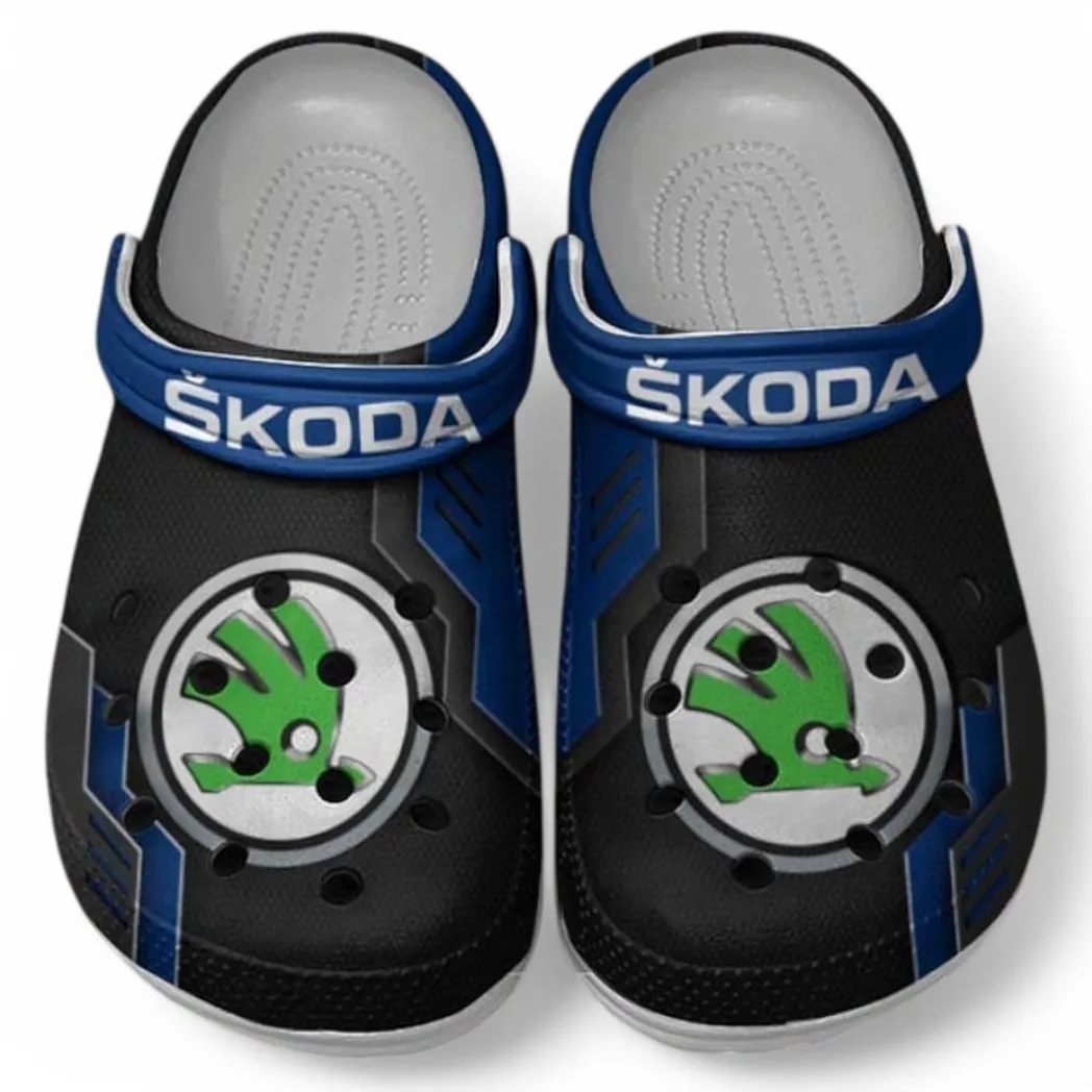 skoda crocs shoes clogs men women gift for skoda fan car185031525252 blue g8bbf