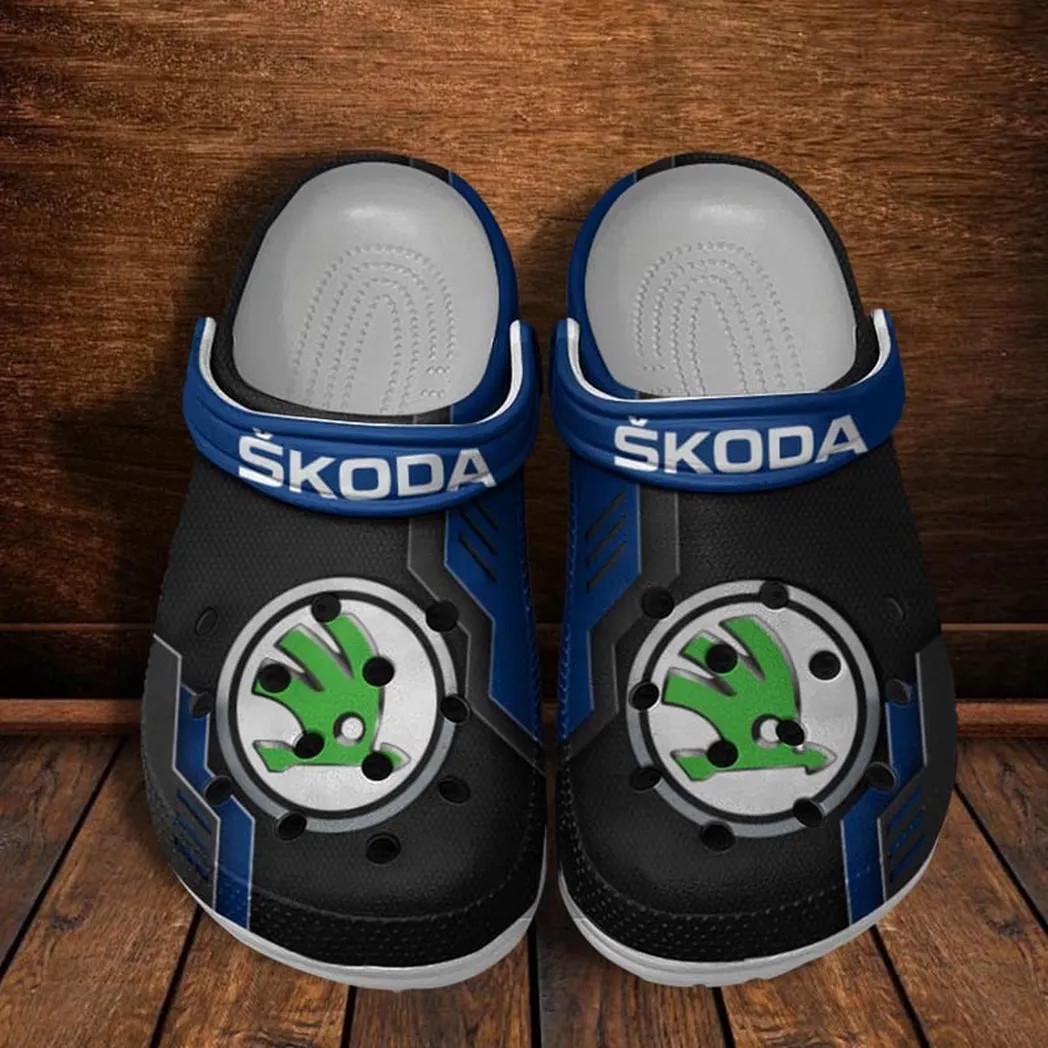 skoda crocs shoes clogs men women gift for skoda fan car185031525252 blue m0guj