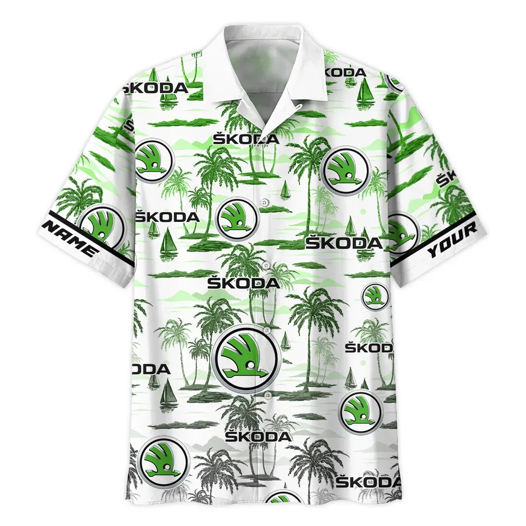 skoda custom hawaiian shirt for men gift for skoda fan car205031225715 rcn6b