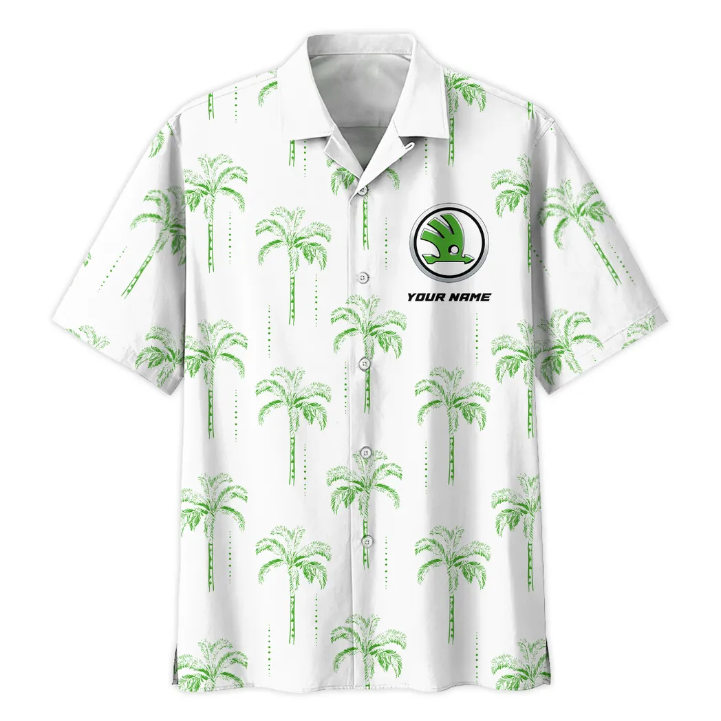 skoda custom hawaiian shirt for men gift for skoda fan car206031225937 hpkqd