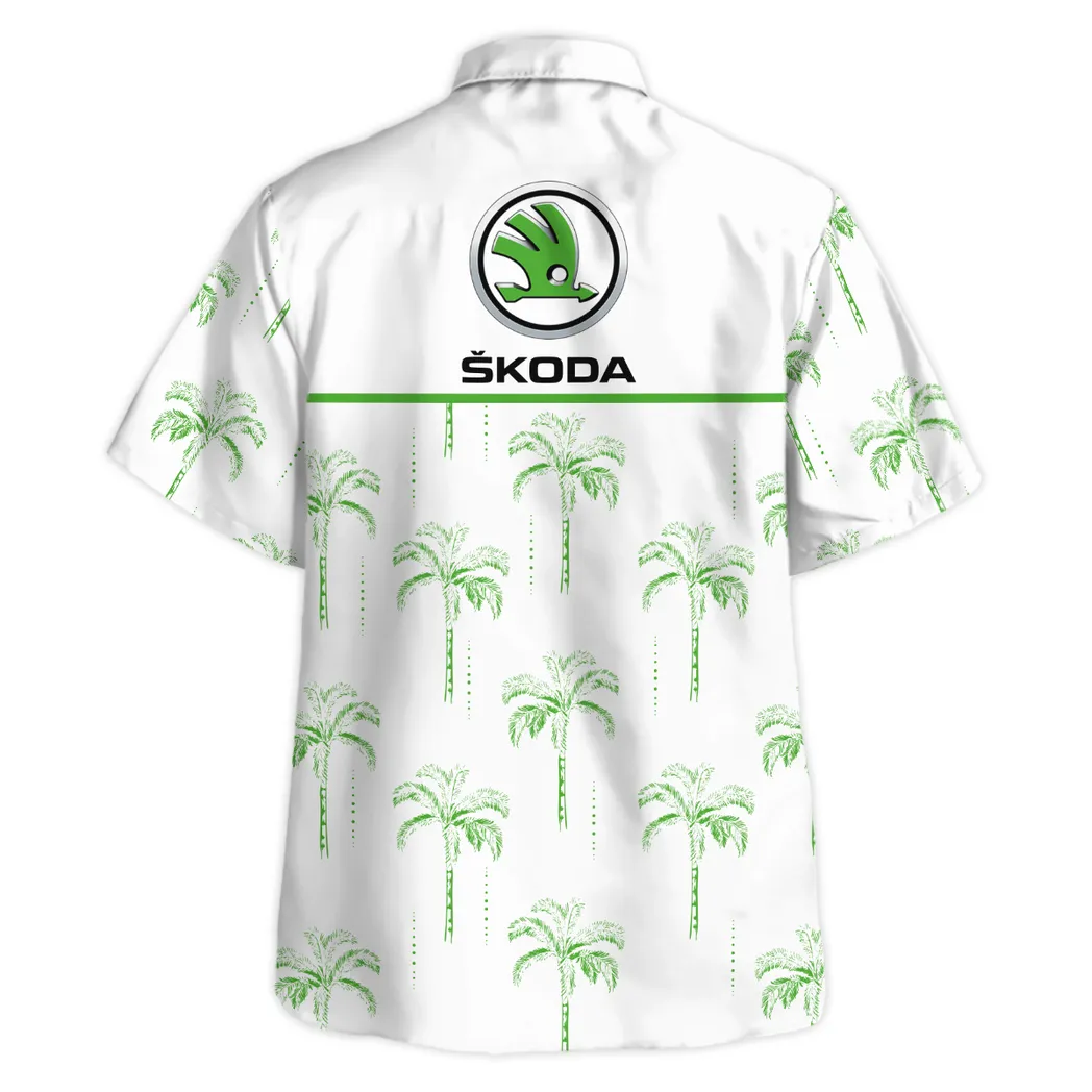 skoda custom hawaiian shirt for men gift for skoda fan car206031225937