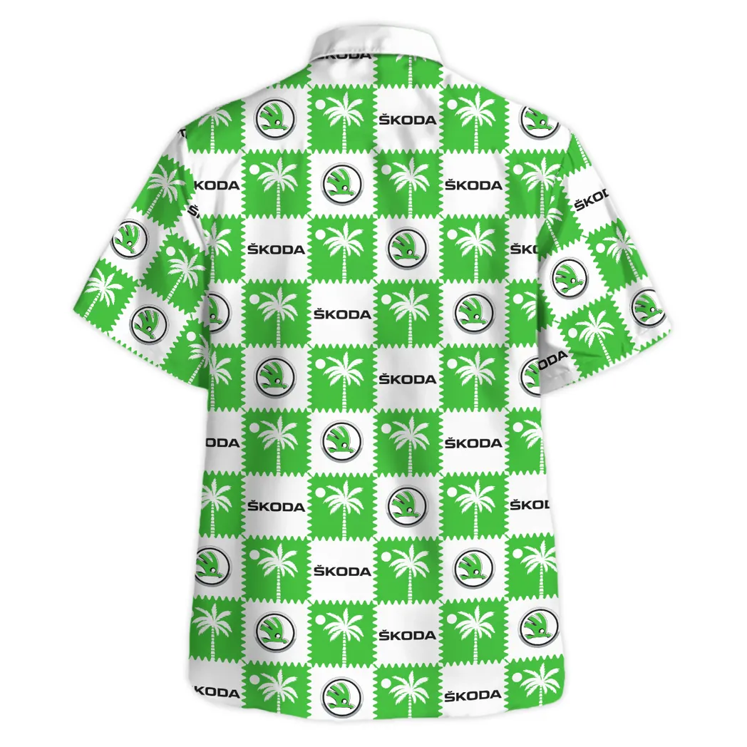 skoda hawaiian shirt for men gift for skoda lovers car200030725172 qfit6