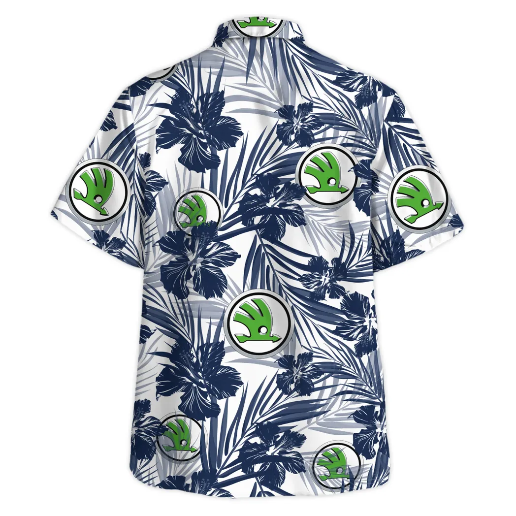 skoda hawaiian shirt for men gift for skoda lovers car203030825735 lgfwd