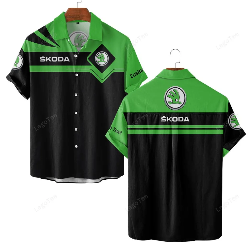 Skoda Hawaiian Shirt, Gift For Skoda Lovers, Gift For Him, Husband, Boyfriend CAR9803032569