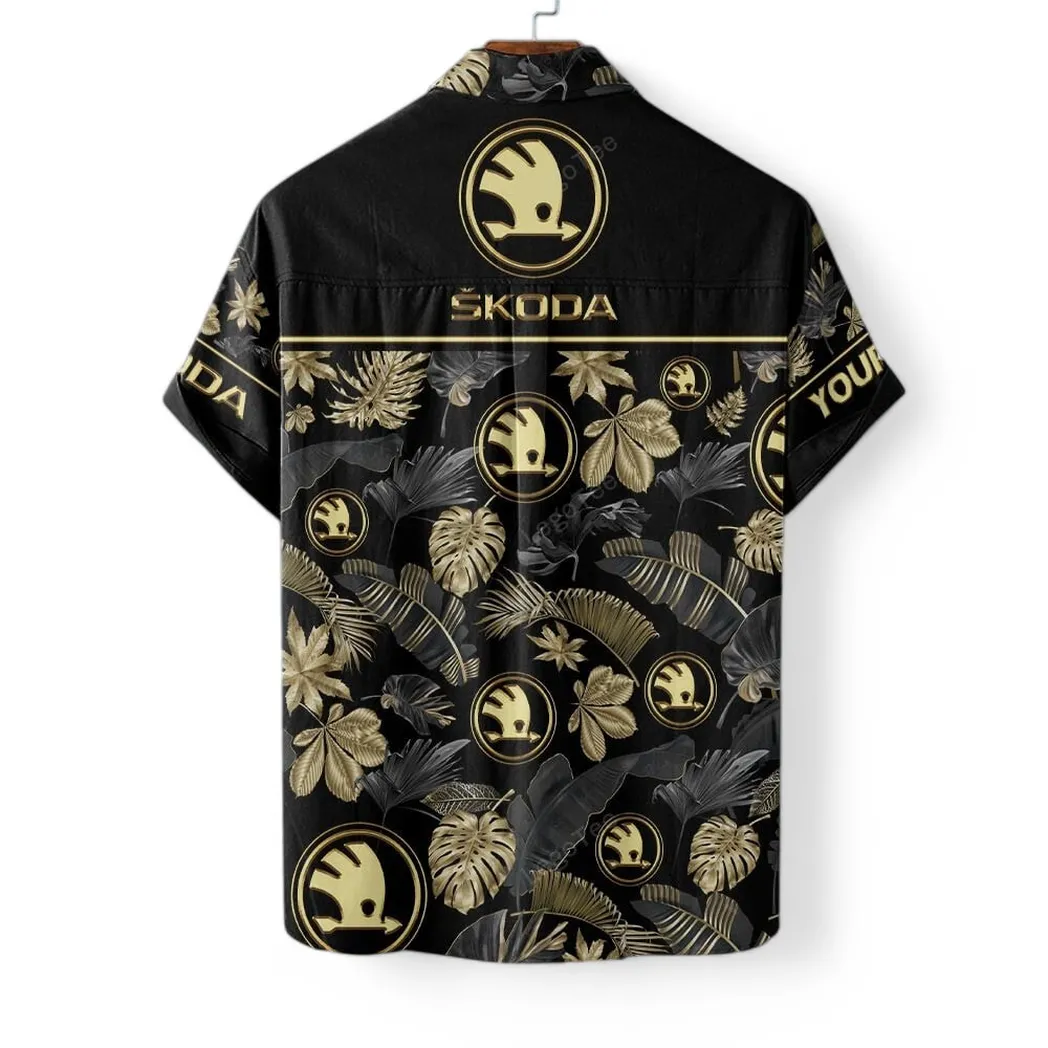 skoda hawaiian shirt set for men gift for skoda lovers gift for him husband boyfriend car139021125177 1 ldyao