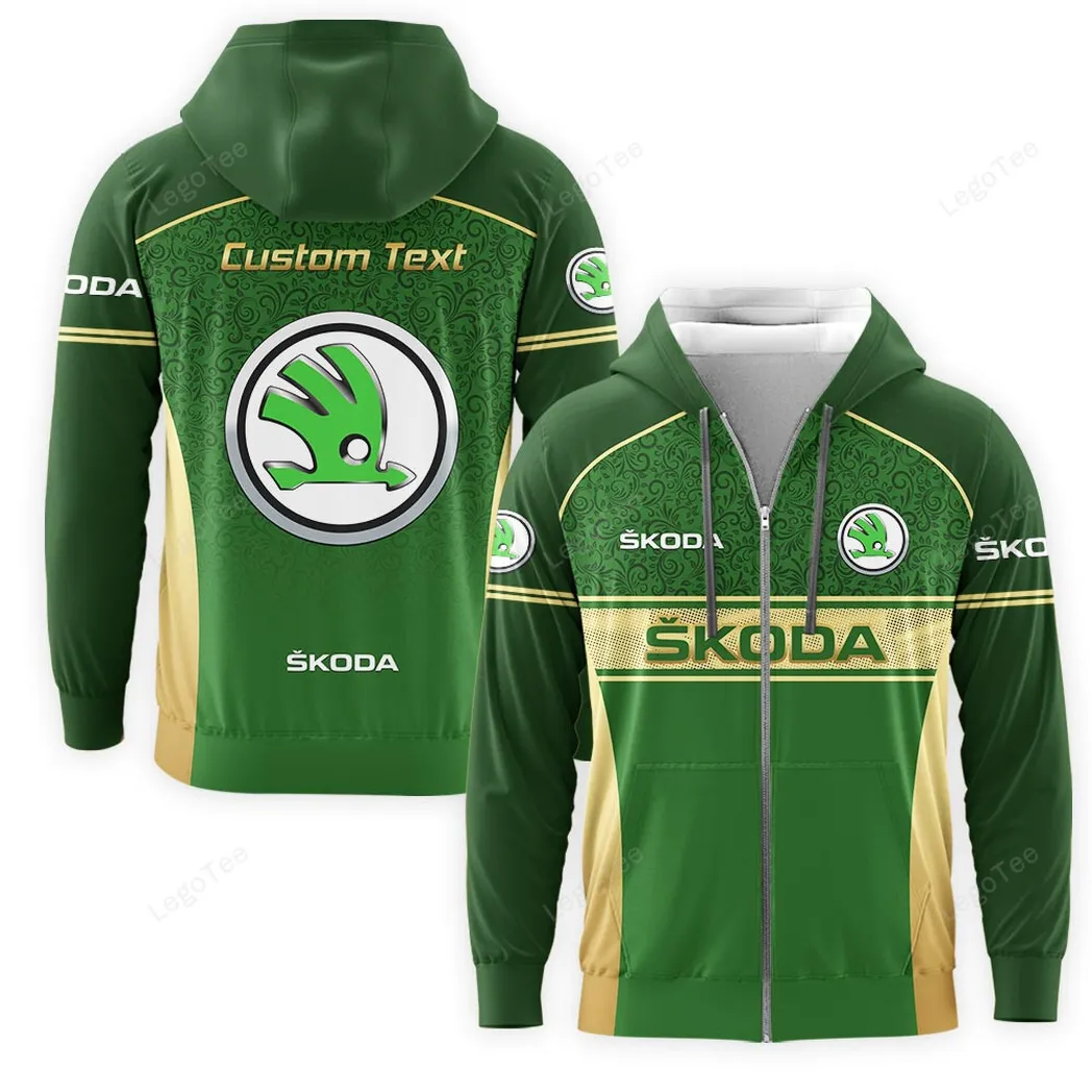 skoda zipper hoodie gift for skoda lovers gift for him husband boyfriend car137021325966 6 06m2g