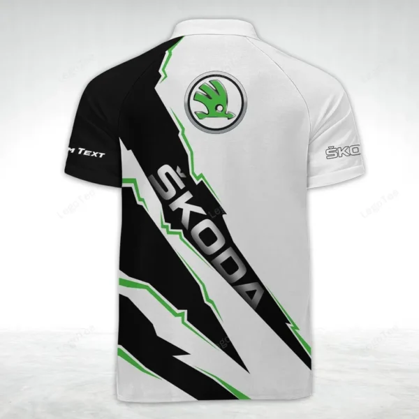 skoda zipper polo shirt gift for skoda lovers gift for gift for him husband boyfriend car128021025077 n13dy