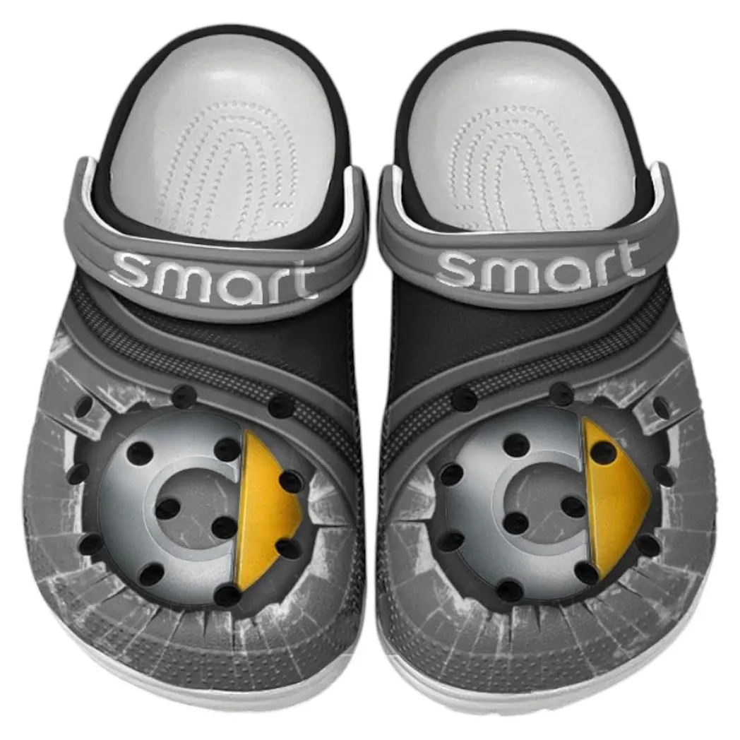 Smart Crocs Clogs Men Women, Gift For Smart Fan CAR188032025138 - Gray