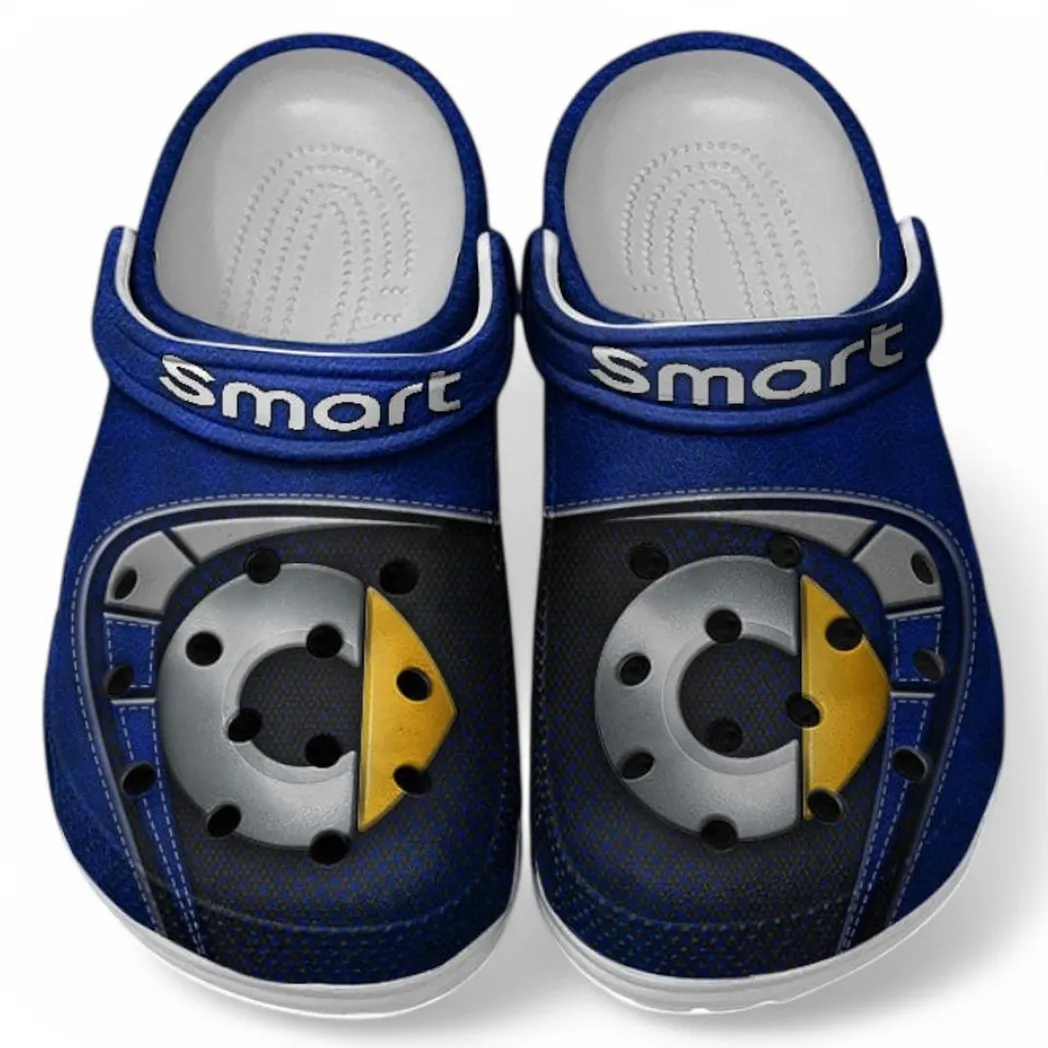Smart Crocs Sandals For Men Women, Gift For Smart Fan CAR177031425595 - Blue