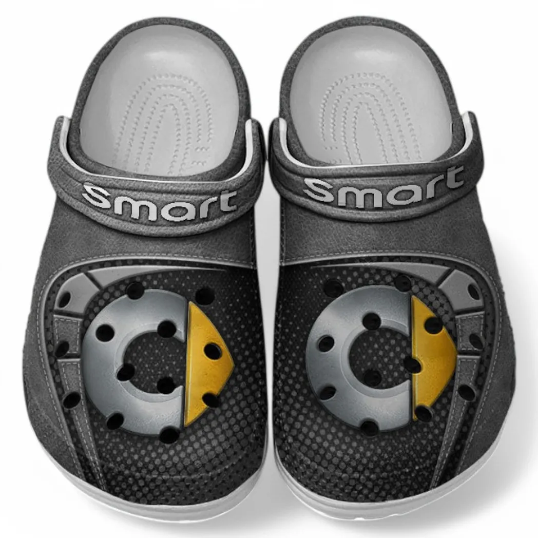 Smart Crocs Sandals For Men Women, Gift For Smart Fan CAR177031425595 - Gray