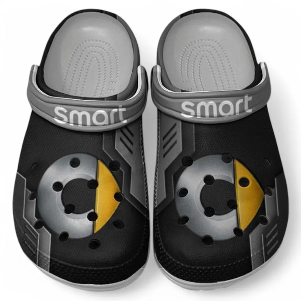 Smart Crocs Shoes, Clogs Men Women, Gift For Smart Fan CAR185031525249 - Gray