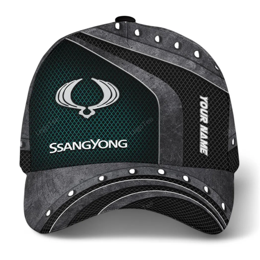 ssangyong motor classic cap gift for ssangyong motor lovers gift for him husband boyfriend car99031025083 cyan udywr