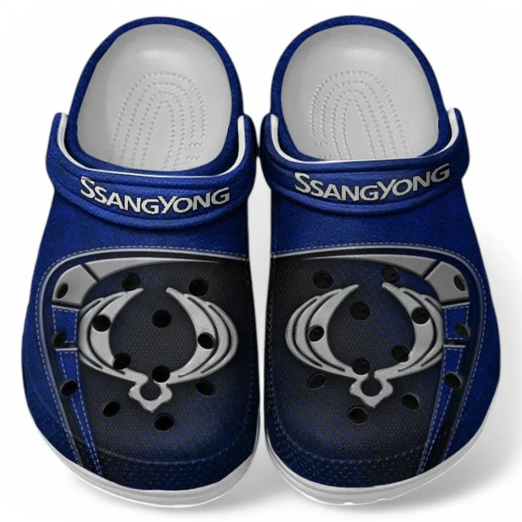 SsangYong Motor Crocs Sandals For Men Women, Gift For SsangYong Motor Fan CAR177031425584 - Blue