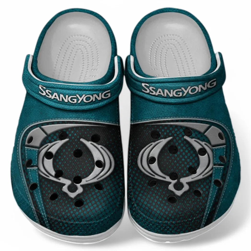 SsangYong Motor Crocs Sandals For Men Women, Gift For SsangYong Motor Fan CAR177031425584 - Cyan