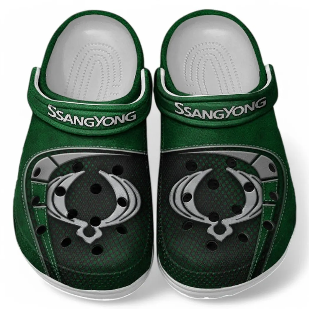 SsangYong Motor Crocs Sandals For Men Women, Gift For SsangYong Motor Fan CAR177031425584 - Green