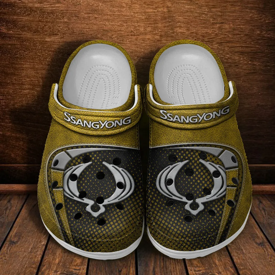 ssangyong motor crocs sandals for men women gift for ssangyong motor fan car177031425584 yellow gbjsy