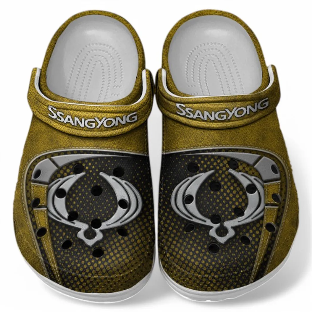 SsangYong Motor Crocs Sandals For Men Women, Gift For SsangYong Motor Fan CAR177031425584 - Yellow