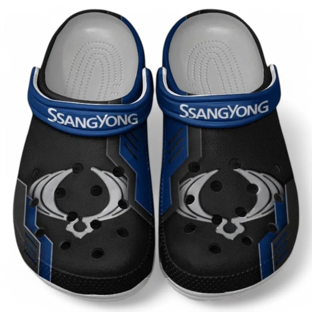 SsangYong Motor Crocs Shoes, Clogs Men Women, Gift For SsangYong Motor Fan CAR185031525240 - Blue