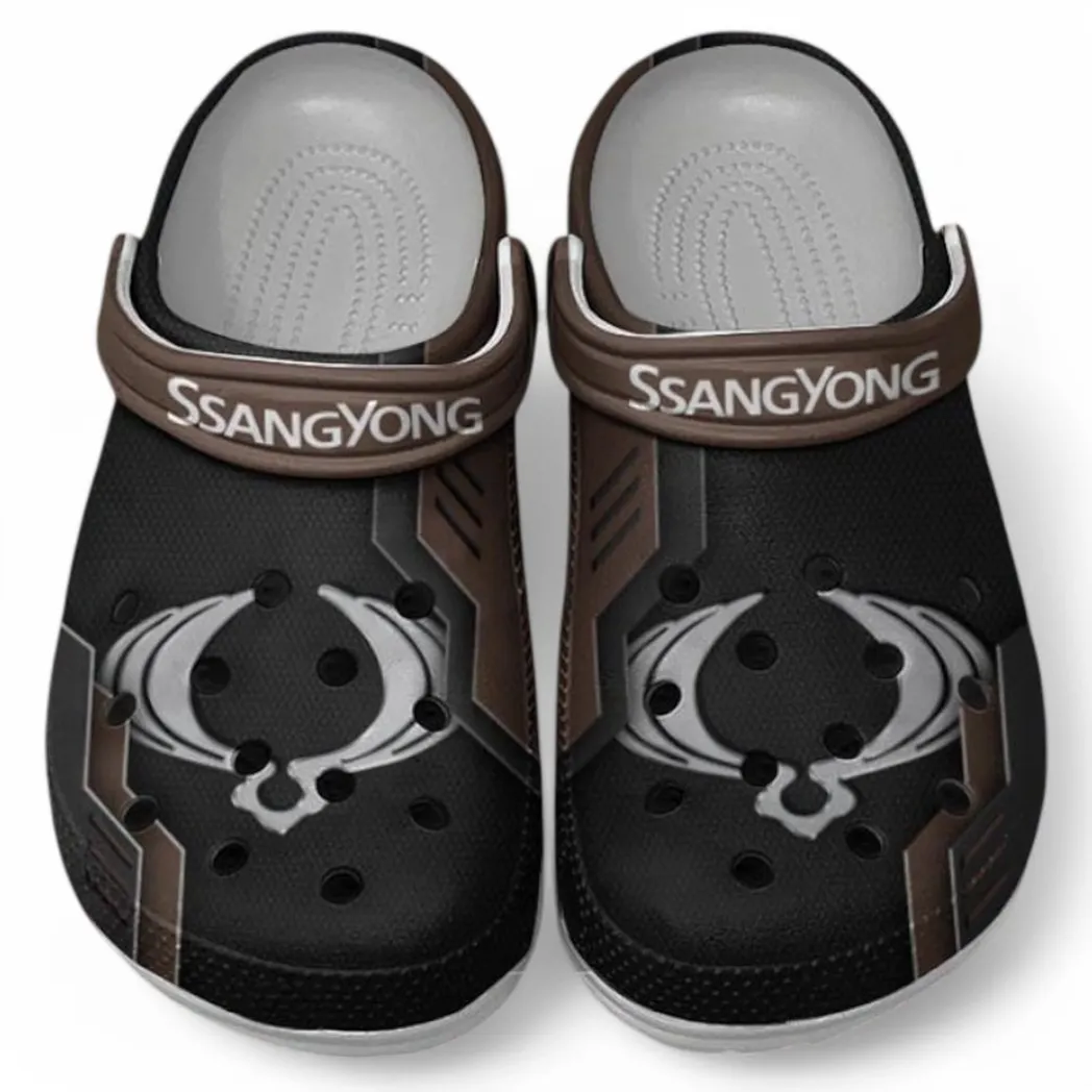 SsangYong Motor Crocs Shoes, Clogs Men Women, Gift For SsangYong Motor Fan CAR185031525240 - Brown