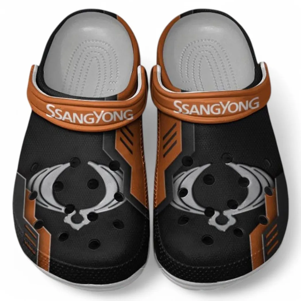 ssangyong motor crocs shoes clogs men women gift for ssangyong motor fan car185031525240 orange mmupu