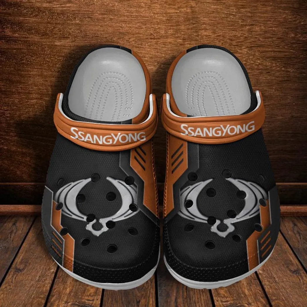 ssangyong motor crocs shoes clogs men women gift for ssangyong motor fan car185031525240 orange zjgvb