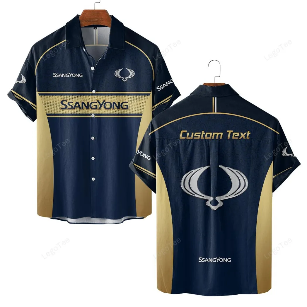 SsangYong Motor Custom Hawaiian Shirts For Men, Gift For SsangYong Motor Lovers, Gift For Him, Husband, Boyfriend CAR137021325957-3