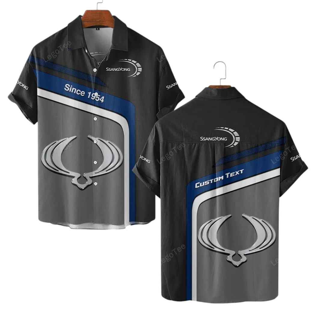 SsangYong Motor Hawaiian Shirt For Men, Gift For SsangYong Motor Lovers, Gift For Him, Husband, Boyfriend CAR11103032570