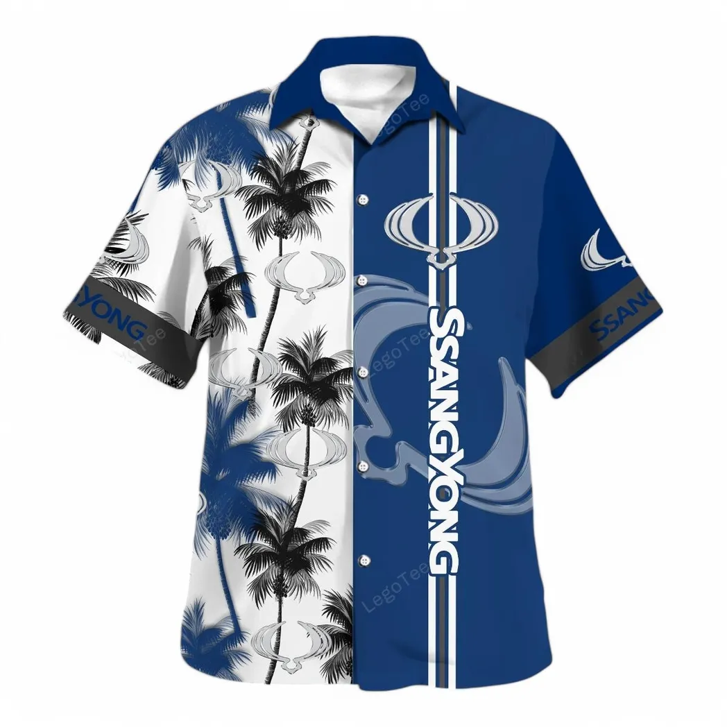ssangyong motor hawaiian shirt for men gift for ssangyong motor lovers gift for him husband boyfriend car143021125032 bbuz2