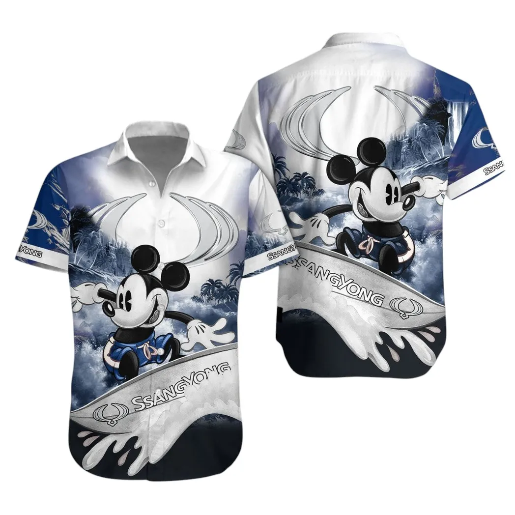 ssangyong motor hawaiian shirt for men gift for ssangyong motor lovers gift for him husband boyfriend car53030625106 yhavb