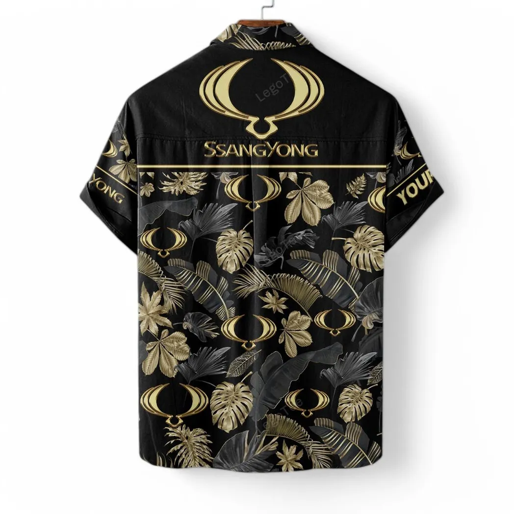 ssangyong motor hawaiian shirt set for men gift for ssangyong motor lovers gift for him husband boyfriend car139021125165 1 9p5sz