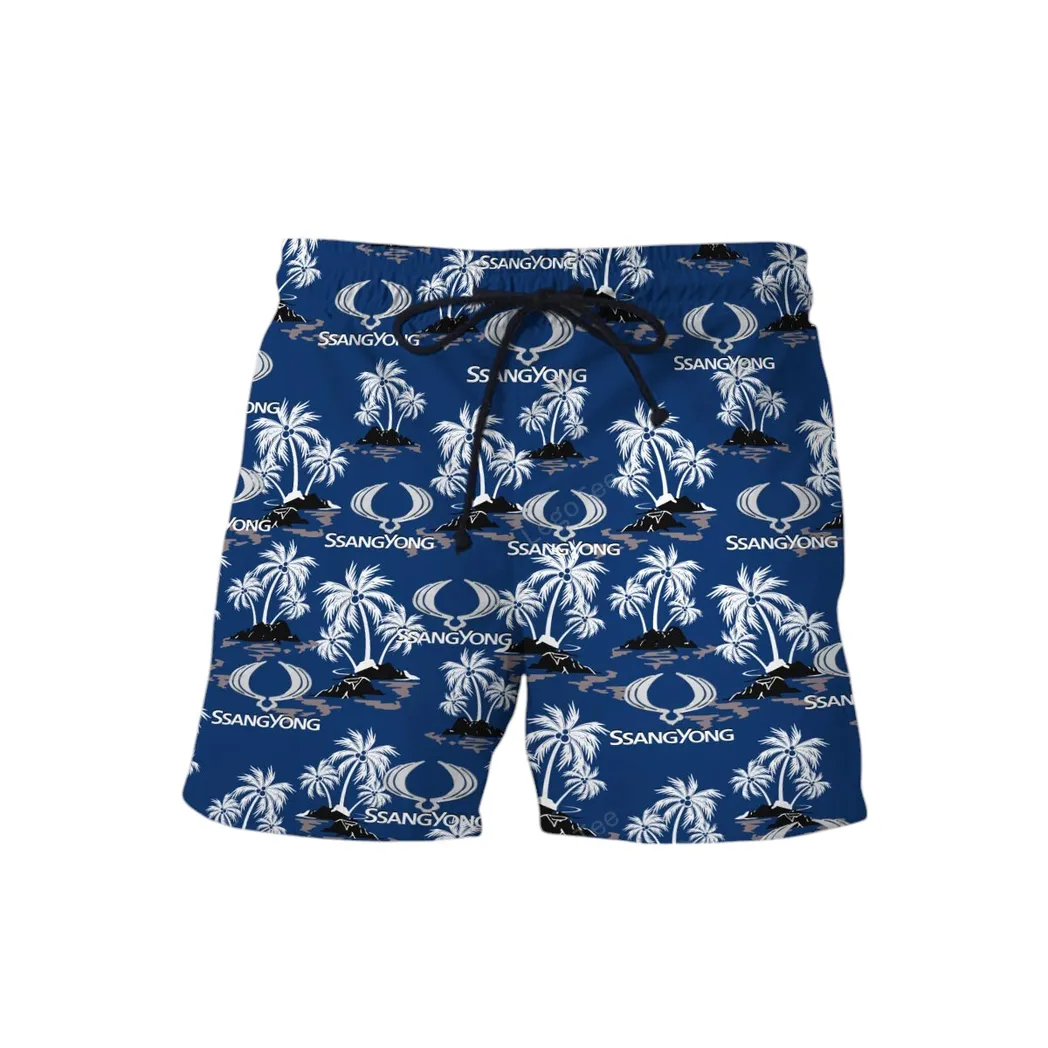 ssangyong motor hawaiian shirt set for men gift for ssangyong motor lovers gift for him husband boyfriend car144021125488 1 z0ms2