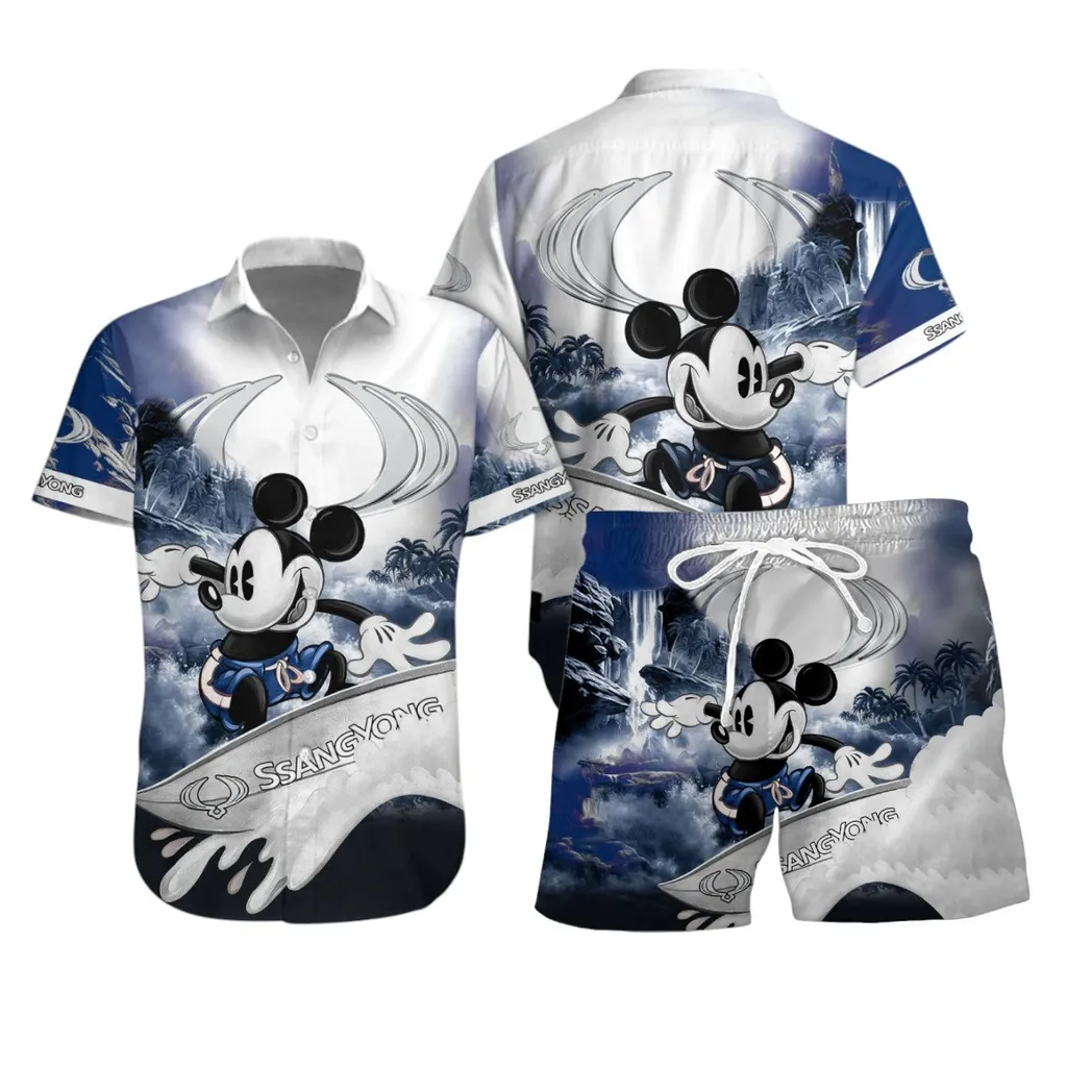 SsangYong Motor Hawaiian Shirt Set, Gift For SsangYong Motor Lovers, Gift For Him, Husband, Boyfriend CAR53030625106