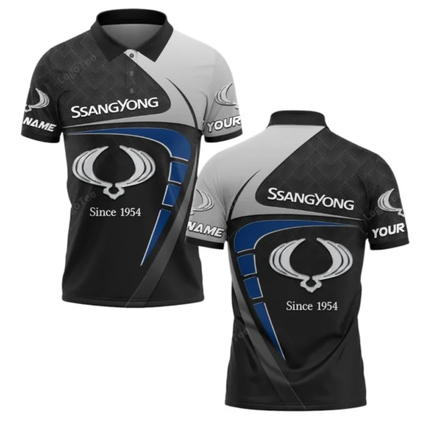 ssangyong motor polo shirt gift for ssangyong motor lovers gift for him husband boyfriend car11603032570 yisan