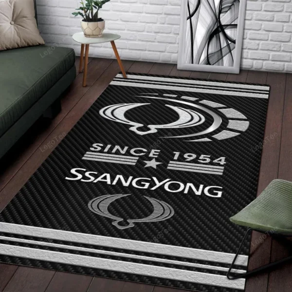 ssangyong motor rug gift for ssangyong motor lovers gift for him husband boyfriend car125021325609 y7lck