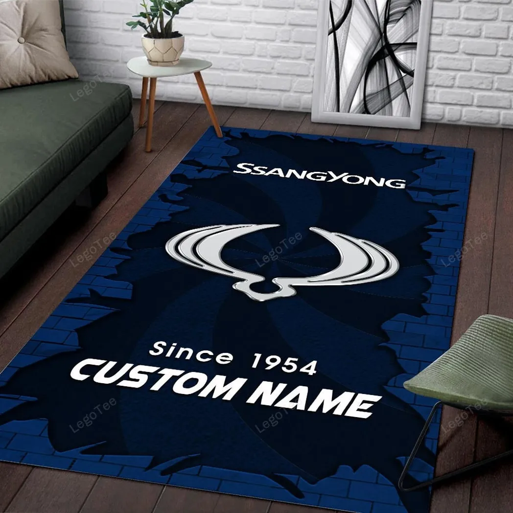 ssangyong motor rug gift for ssangyong motor lovers gift for him husband boyfriend car133021225674 clrof